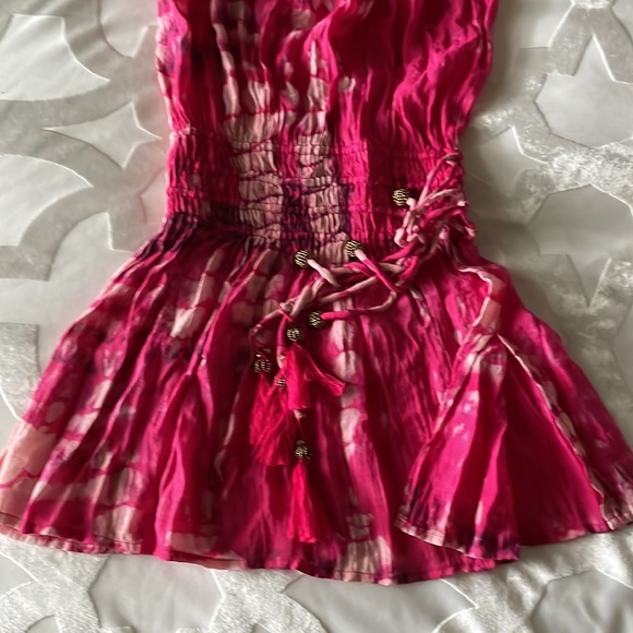 Tiare Hawai Ryden strapless mini dress sizeS/M pink - Picture 3 of 12